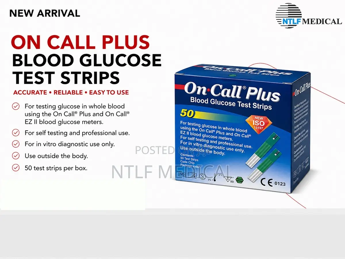 On Call Plus Glucose Meter Test Strips