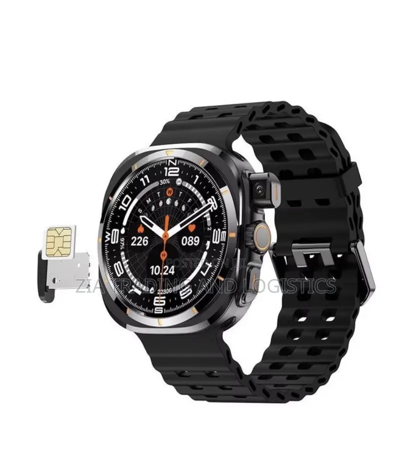 Bw8 Smartwatch With Sim Card Slot, Bluetooth Camera - Black