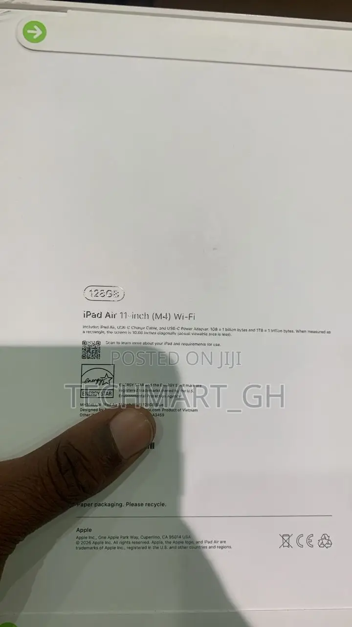 New Apple iPad Air 128 GB Silver