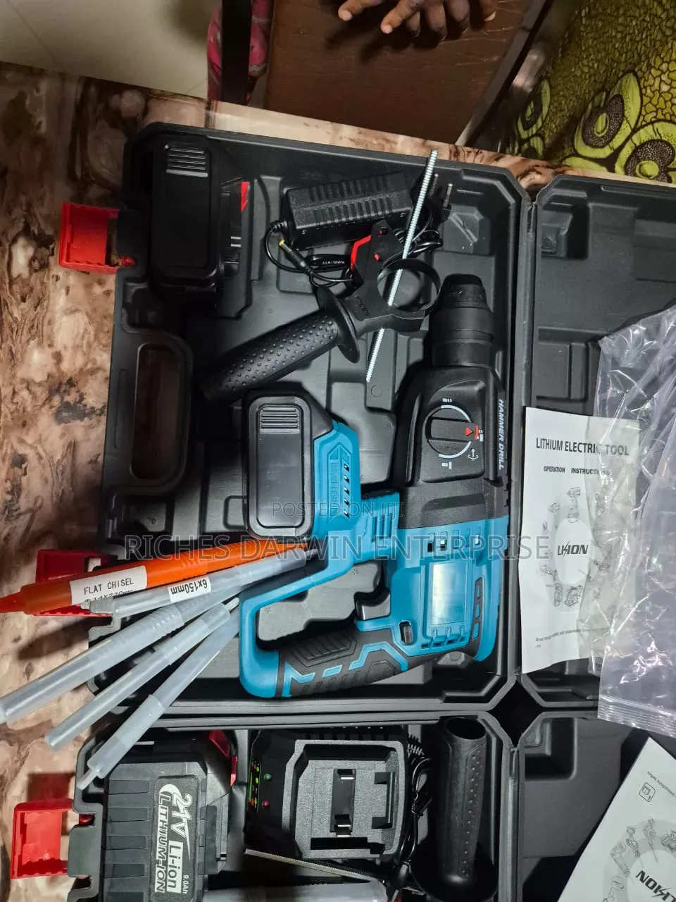 Cordless Concrete Hammer Drill