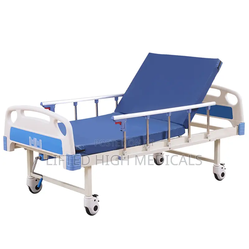 One (1) Crank Hospital Bed – Adjustable Medical Bed for Patients