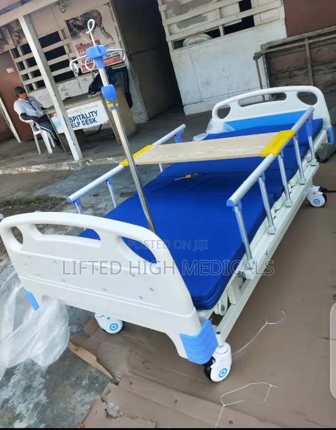 One (1) Crank Hospital Bed – Adjustable Medical Bed for Patients