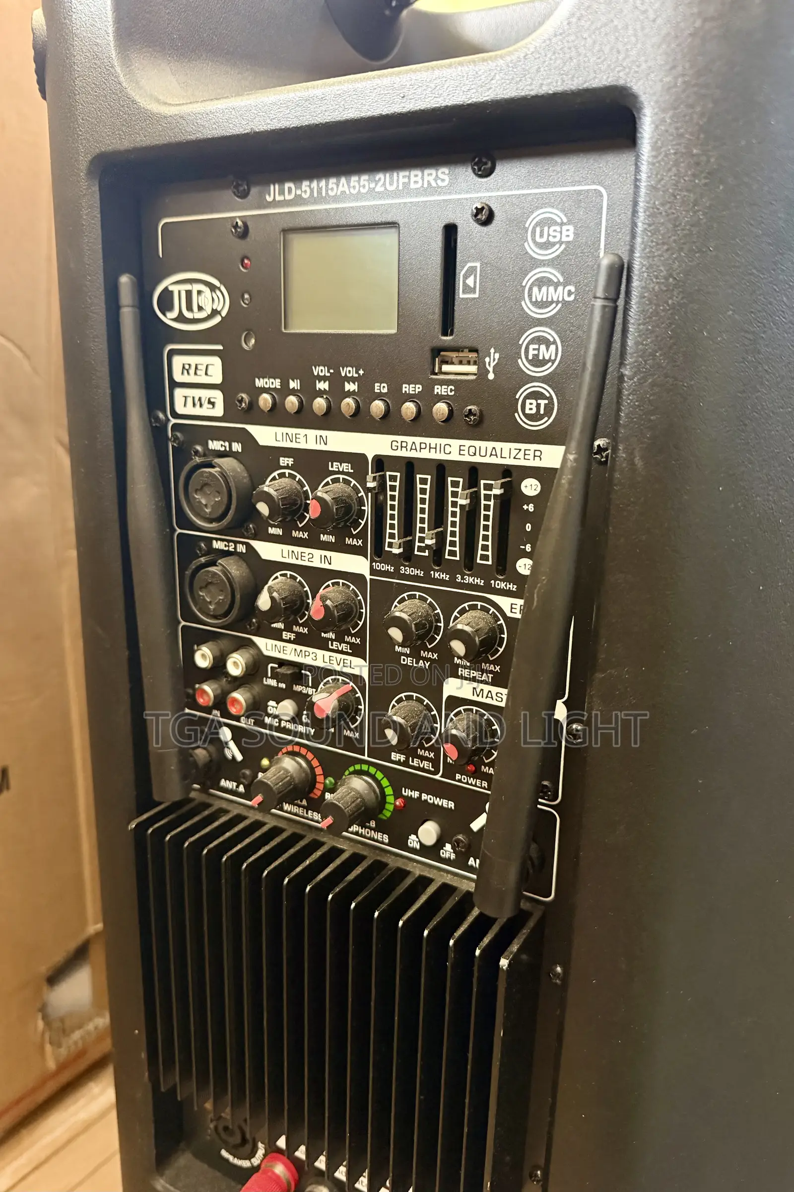 JLD 15 Inches Active Monitor/Speakers [5115a55] Pair