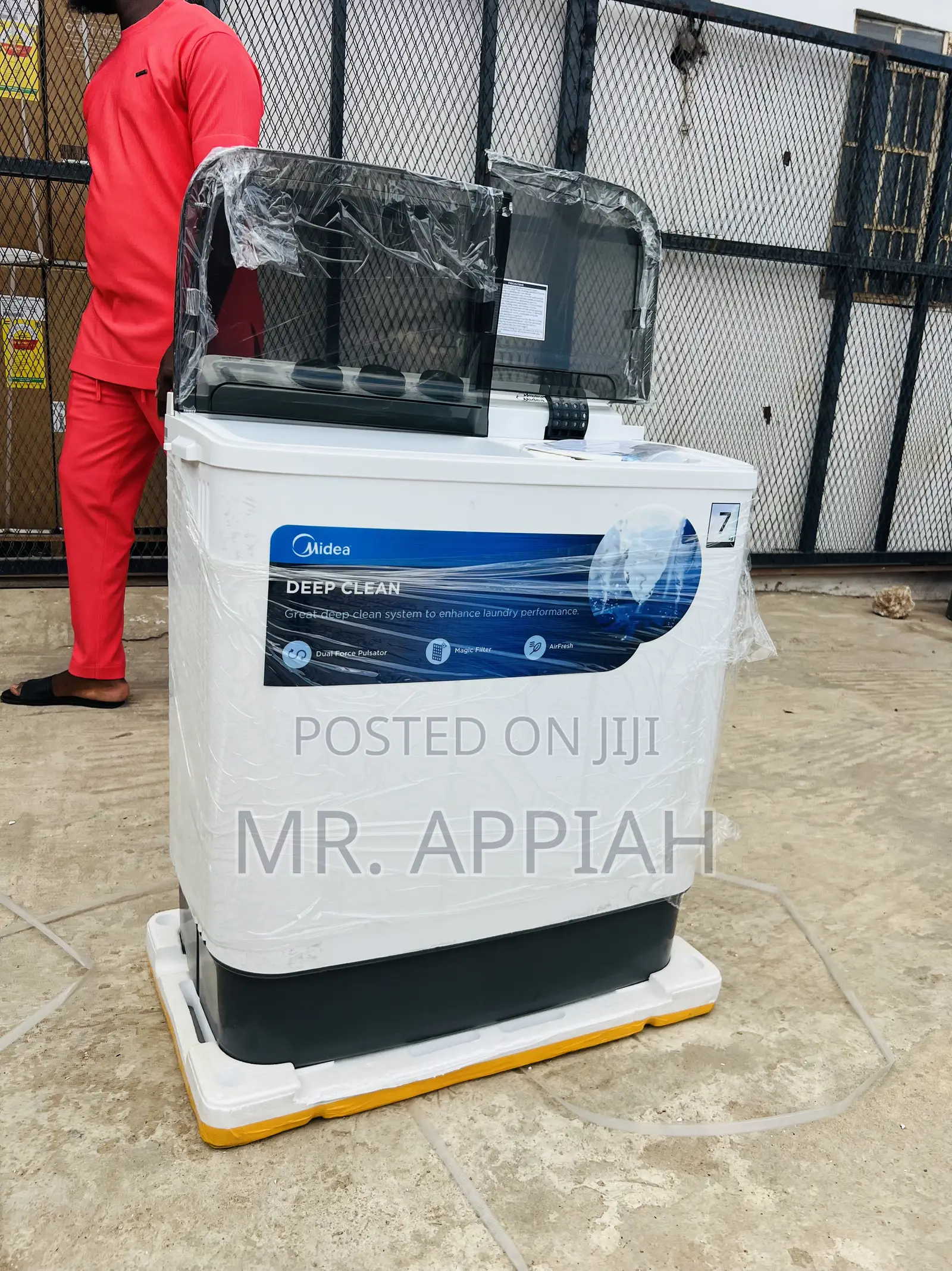 Order Durable Midea 7kg Top Load Electric Washing Machine 