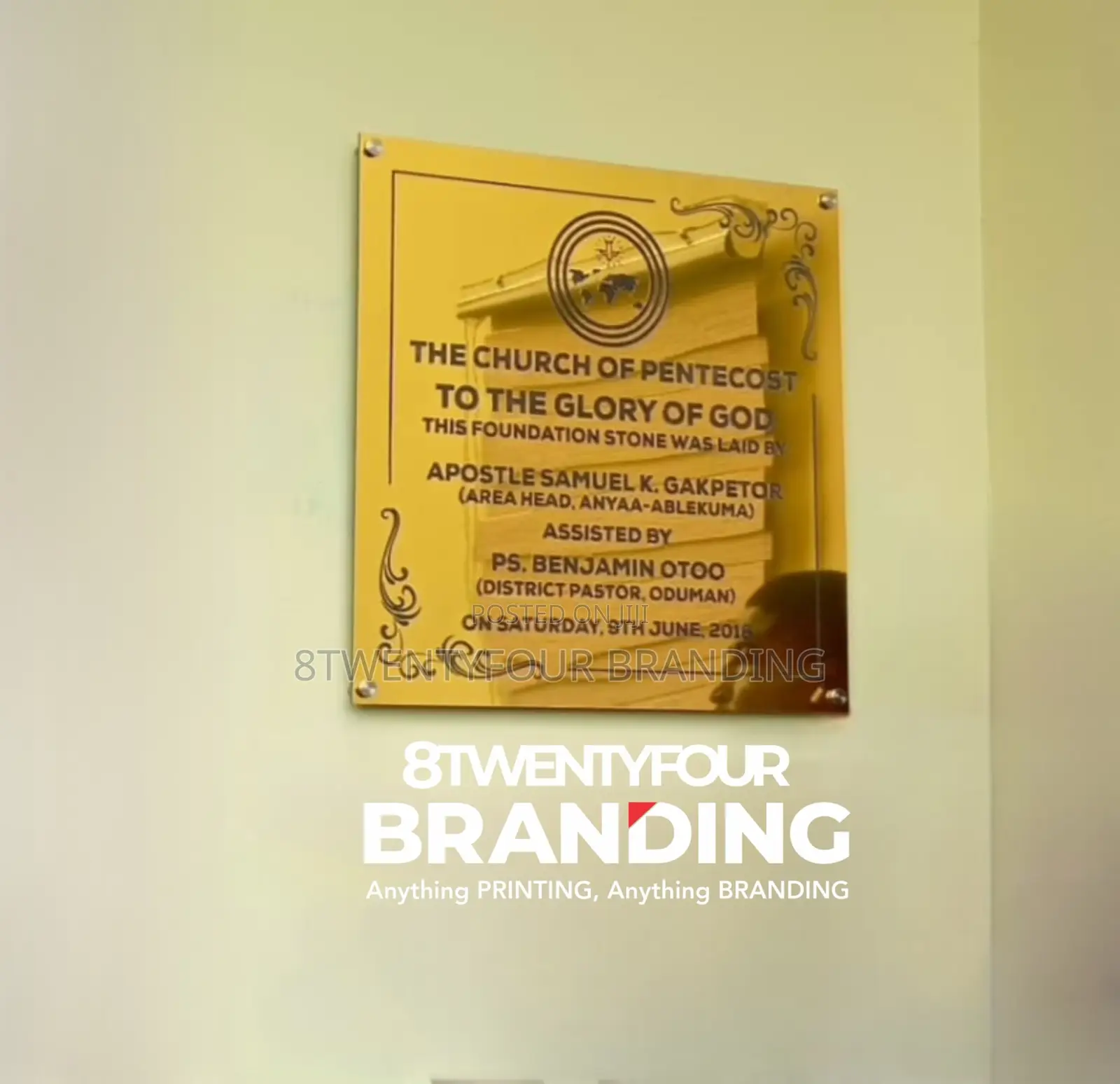Building Wall Plaque
