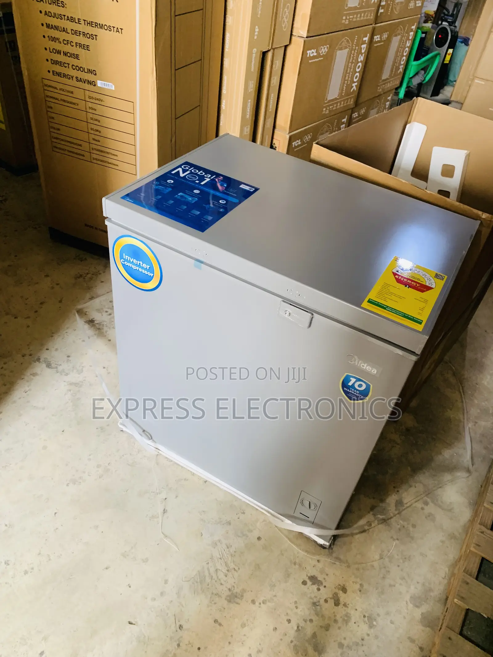 Text Us for Your Chest Freezer Single Door 198l Midea