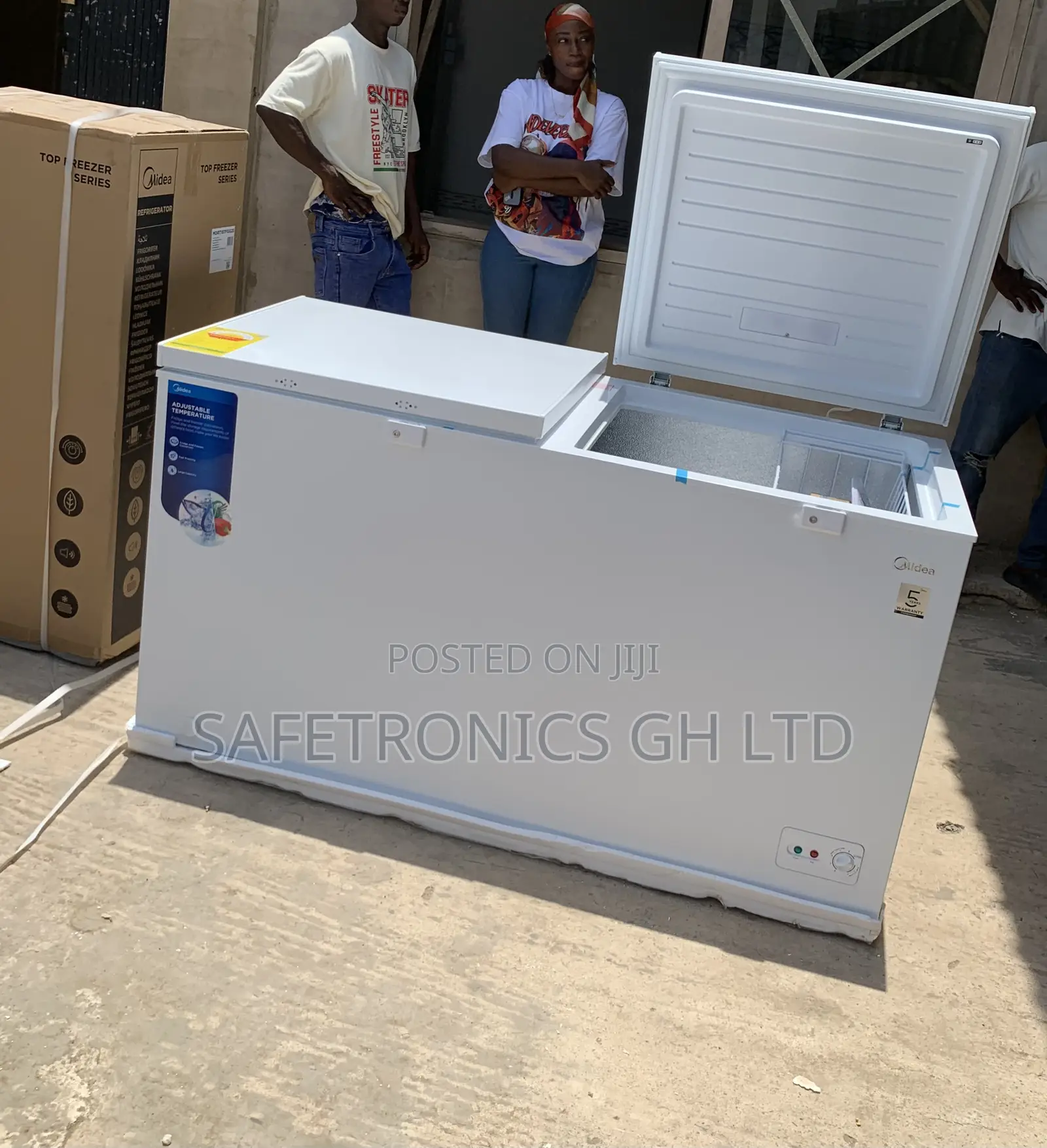 Lastest Grey Midea 508ltrs Chest Freezer Sku: Mdrc698fzn01