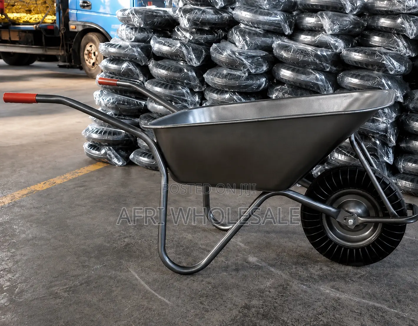 Heavy Duty Construction Trolley Wheel Barrow Farm Wheelbarrow
