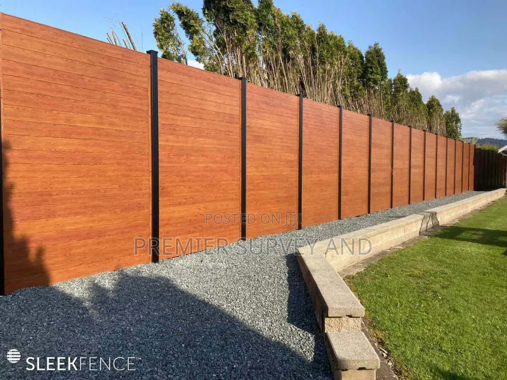 Modern Wooden Fence Wall Design Installation