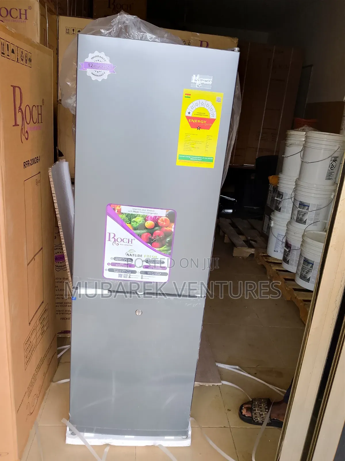 Roch 160l Bottom Freezer RFR-200