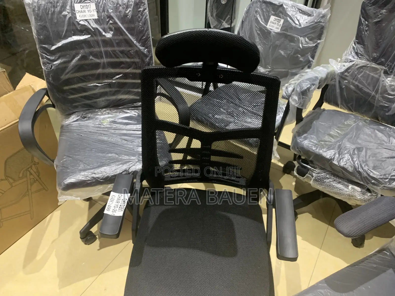 Swivel Chair | Office Chair With Adjustable Head Rest #Yd261