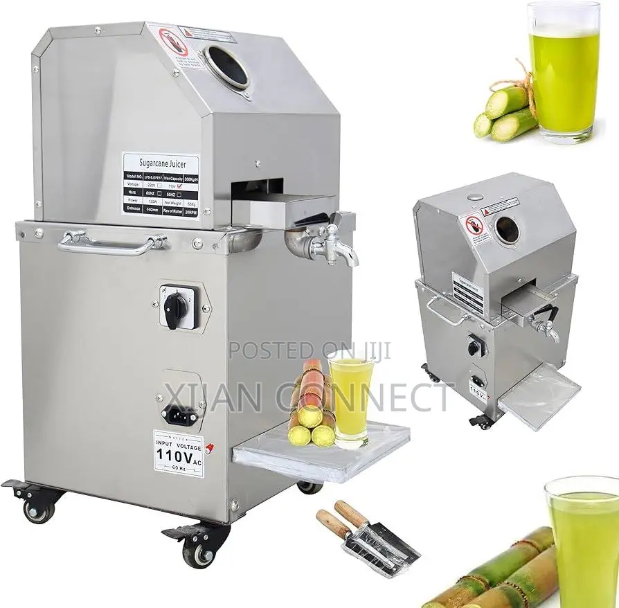 Commercial Sugarcane Electric Juice Extractor