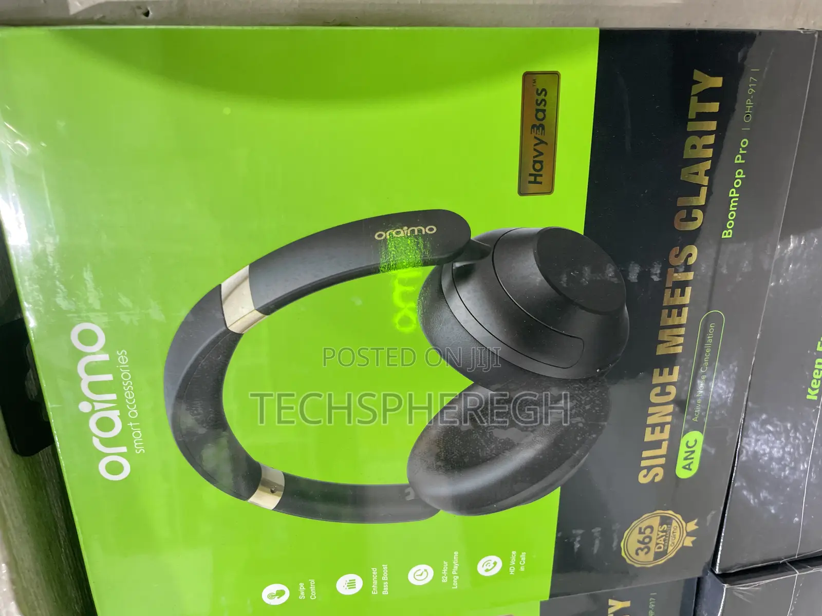 Oraimo Boompop Pro (Ohp-917) – Active Noise Cancelling Headphones