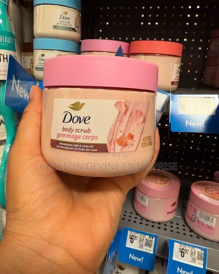 Dove Himalayan Salt Rose Oil Body Scrub