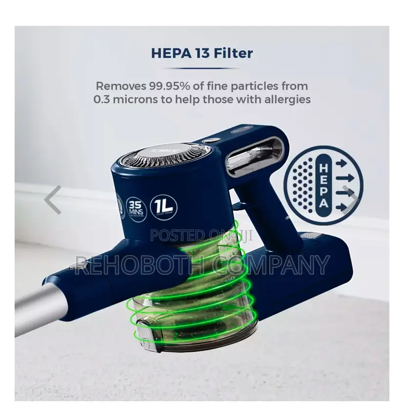 Tower Vl35 Plus Anti Tangle Vacuum Cleaner 3-in-1 Dc 150w Blue