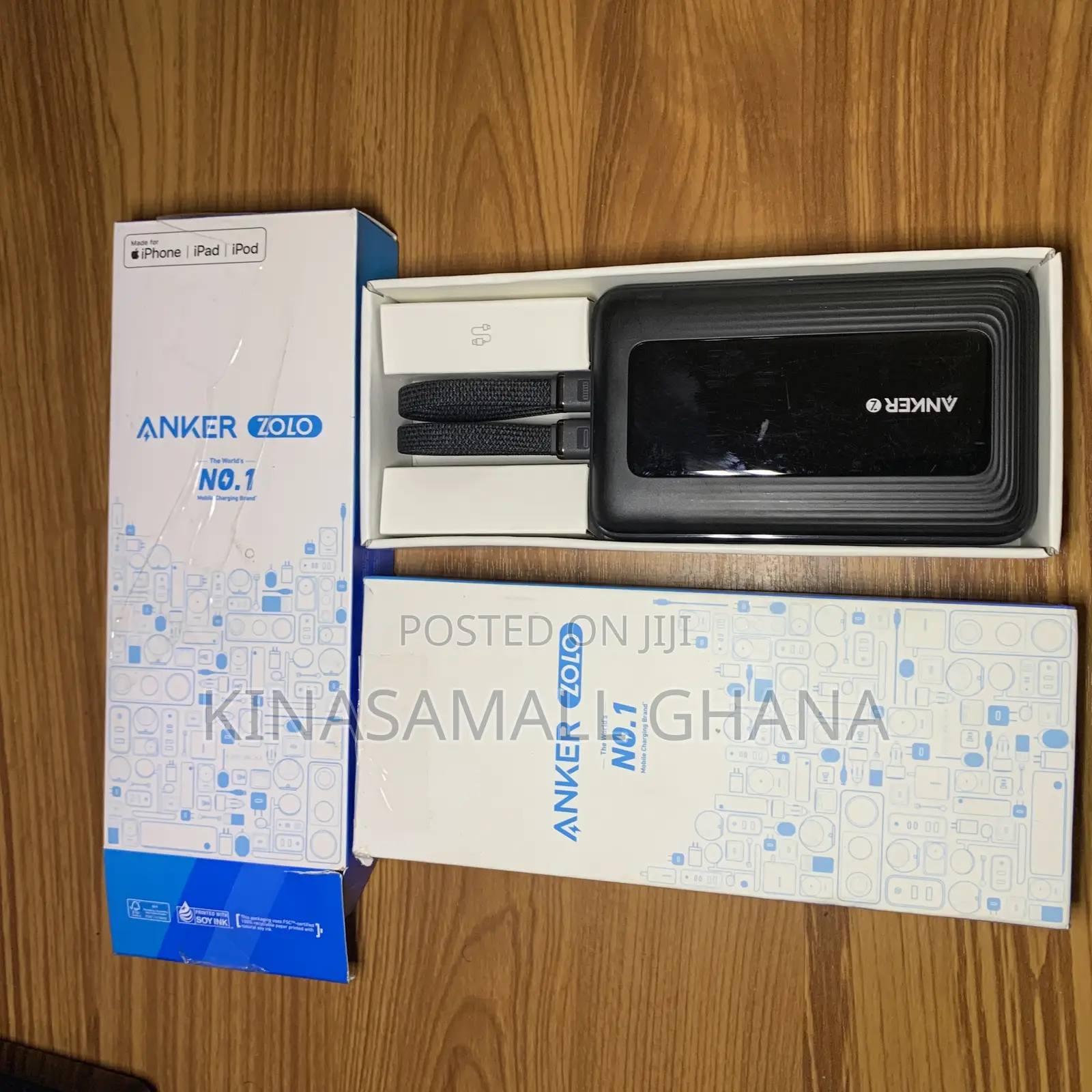 Original Anker Zolo 20000mah Power Bank(30w Fast Charging)