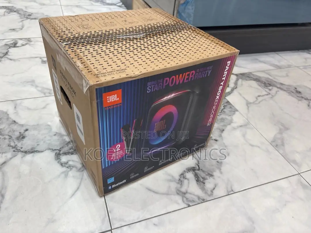 Rechargeable JBL Partybox Encore 2 With Dual Microphones