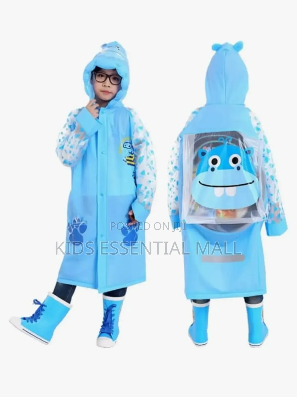KCDS PVC Raincoat With Cartoon