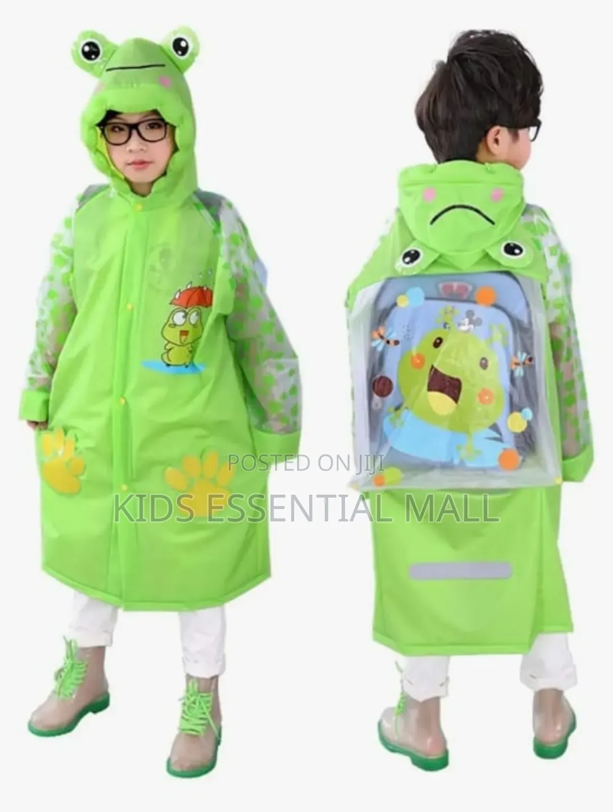 KCDS PVC Raincoat With Cartoon