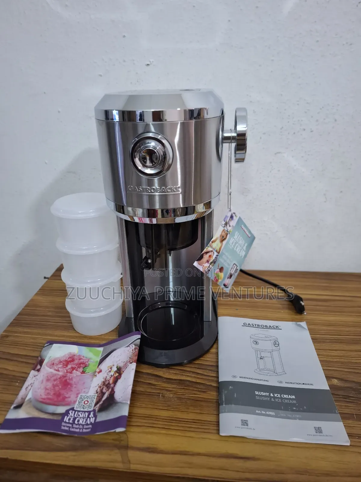 Gastroback Slushie Ice Maker From Germany