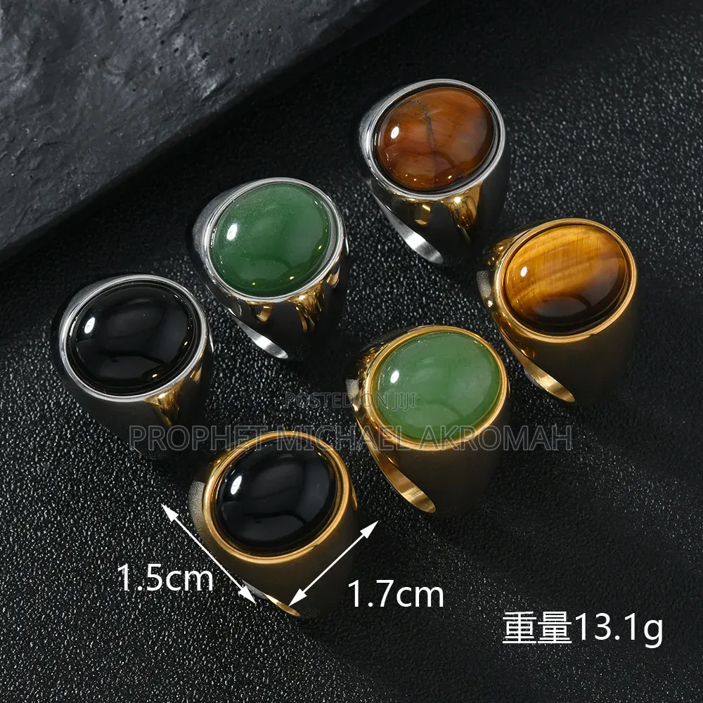 Natural Stone Rings for Spiritual Works