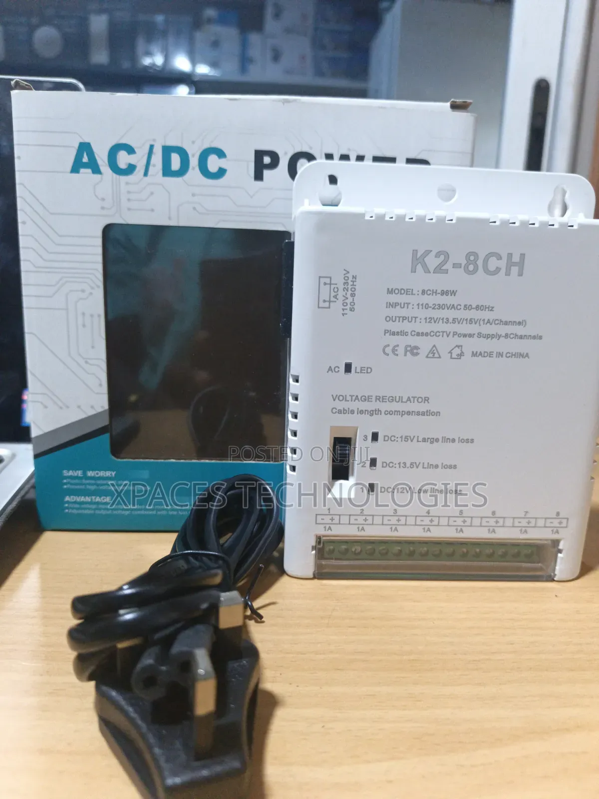 Ac/Dc CCTV Power Supply 8ch