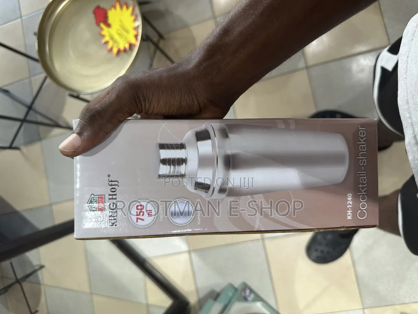 Cocktail Shaker, Mixer Bar Set-750 Ml, Stainless Steel