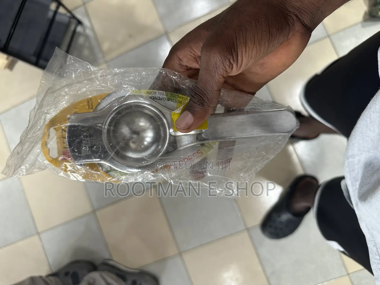 Generic Stainless Steel Manual Lemon Squeezer With a Bottle Opener