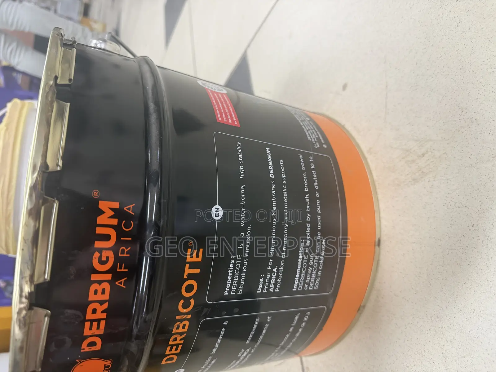 Derbicote Bitumen Waterproof Paint