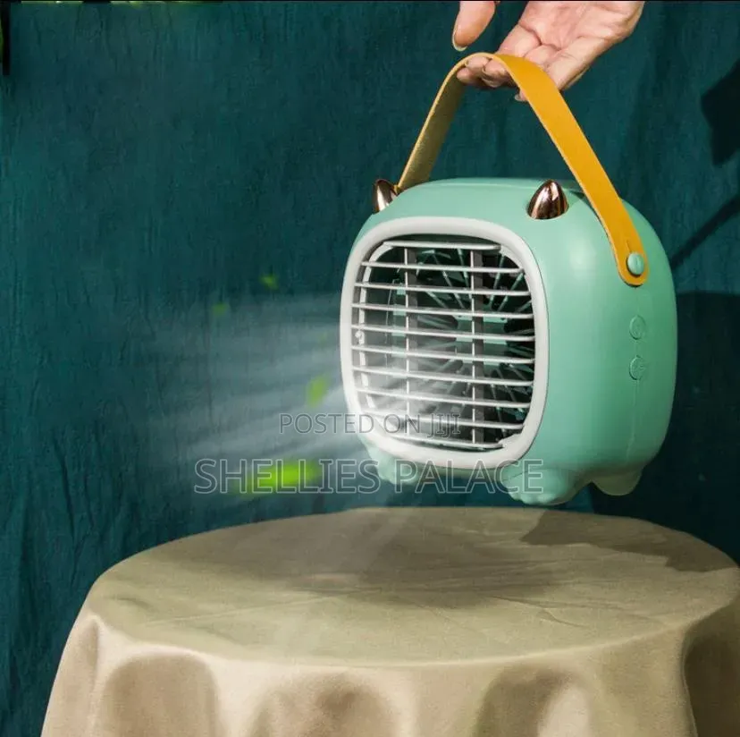 Portable Desktop Plus Water Spray Cold Air Fan Multifunction