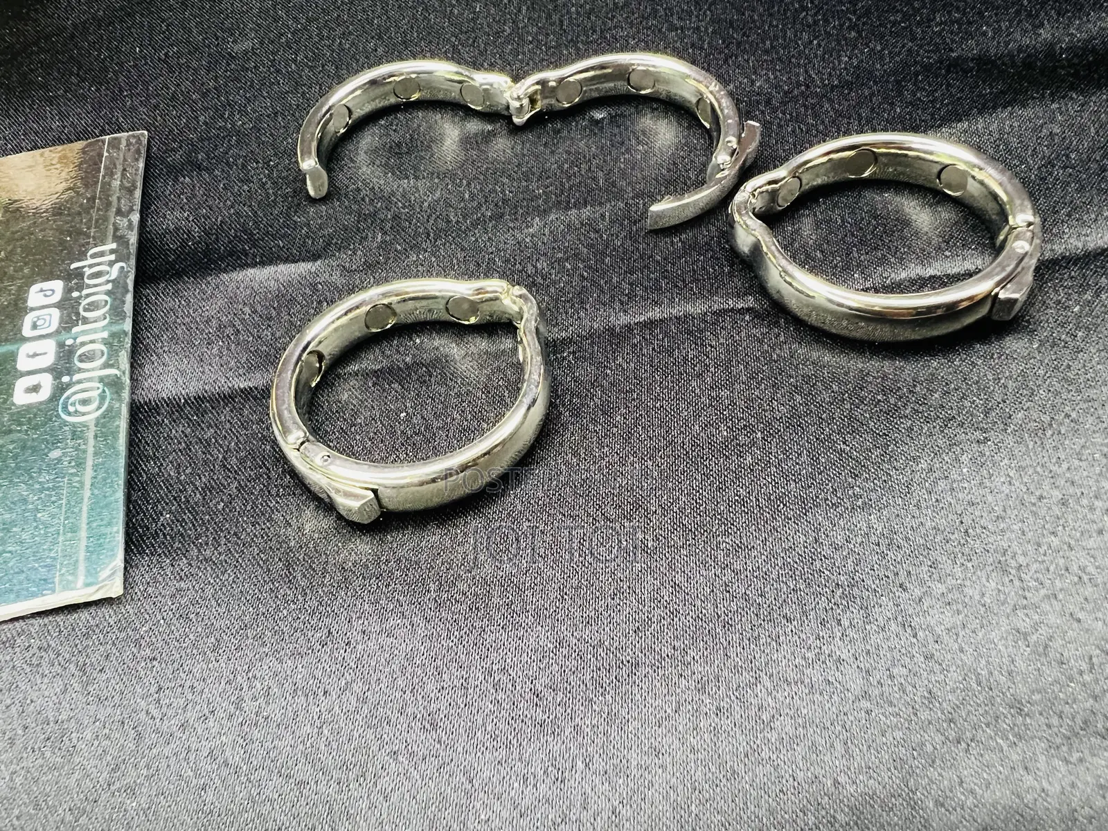 1pc Magnetic Stainless Steel Cock Ring