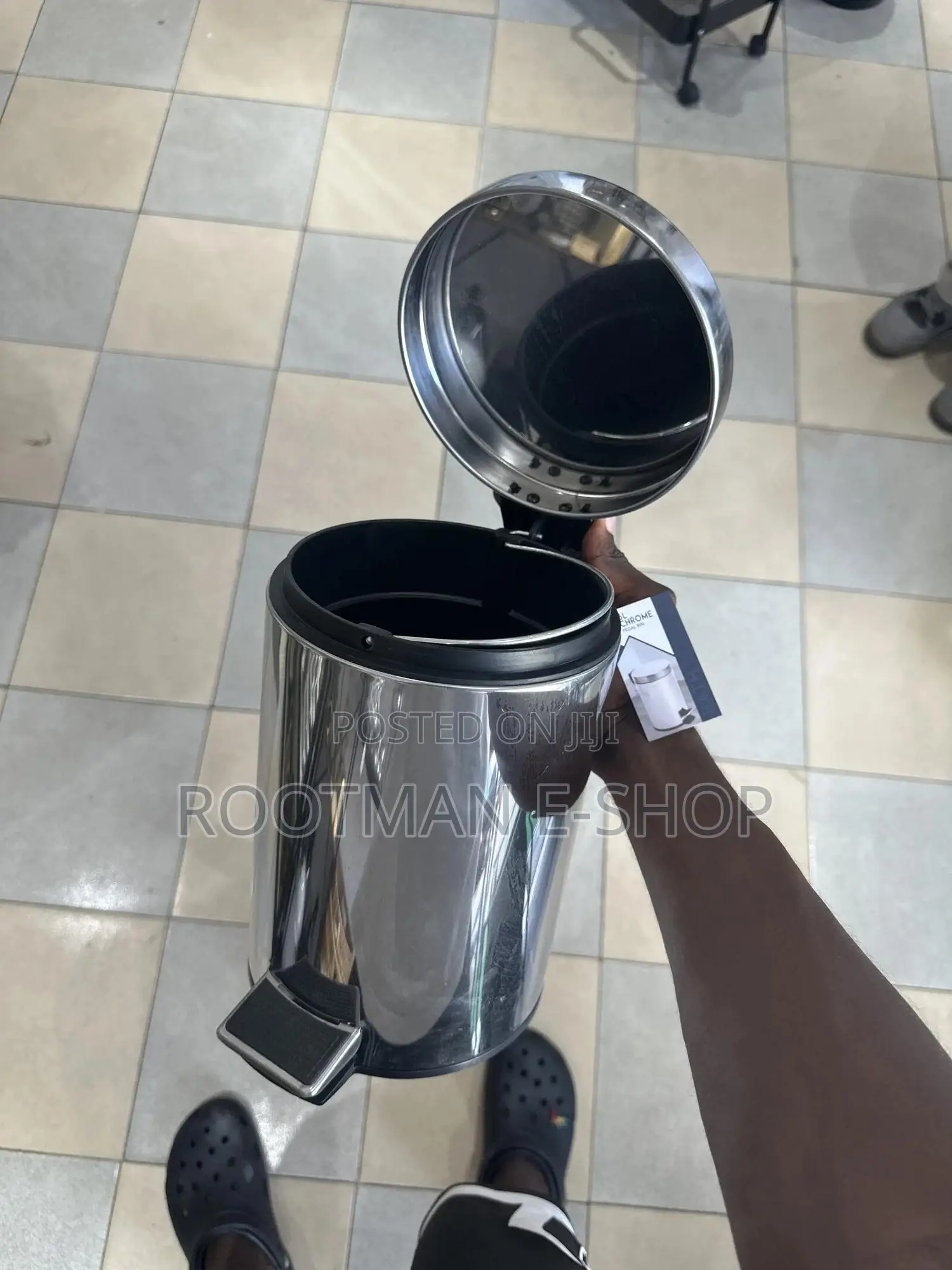 Stainless Steel Pedal Bin 5-Liter