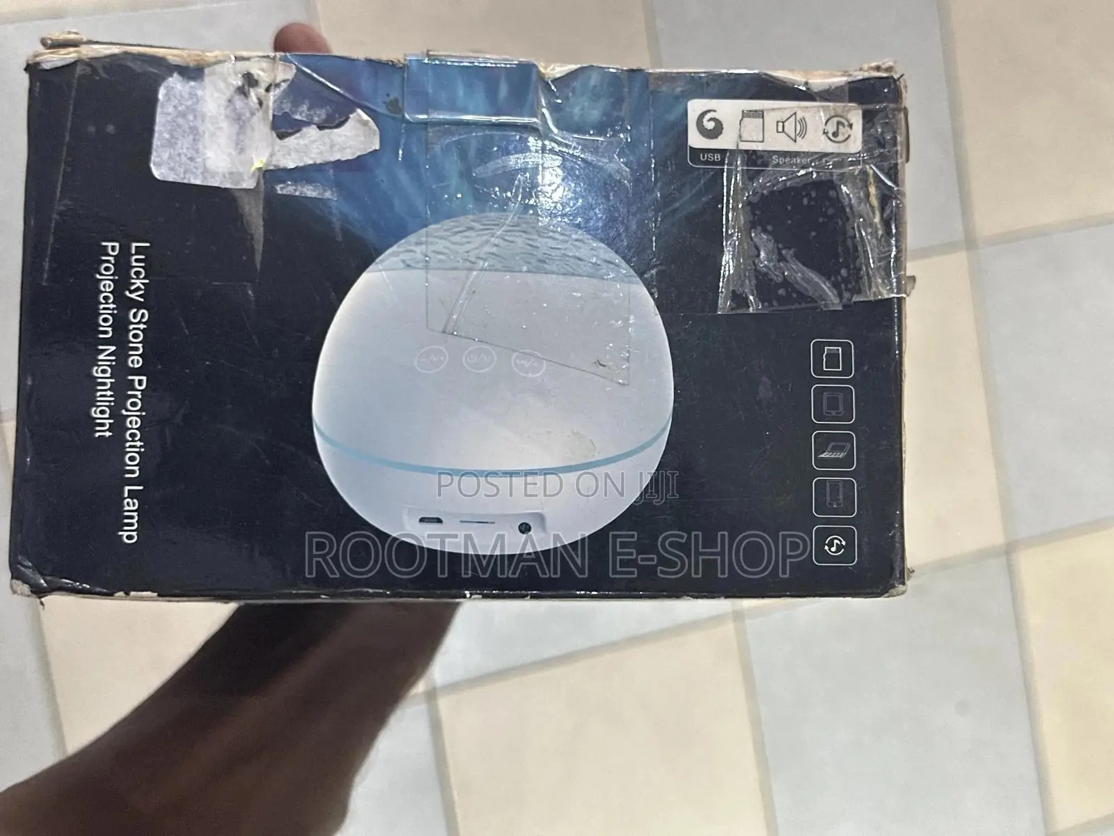 Lucky Stone Remote Control Projection Lamp 8 Light Modes