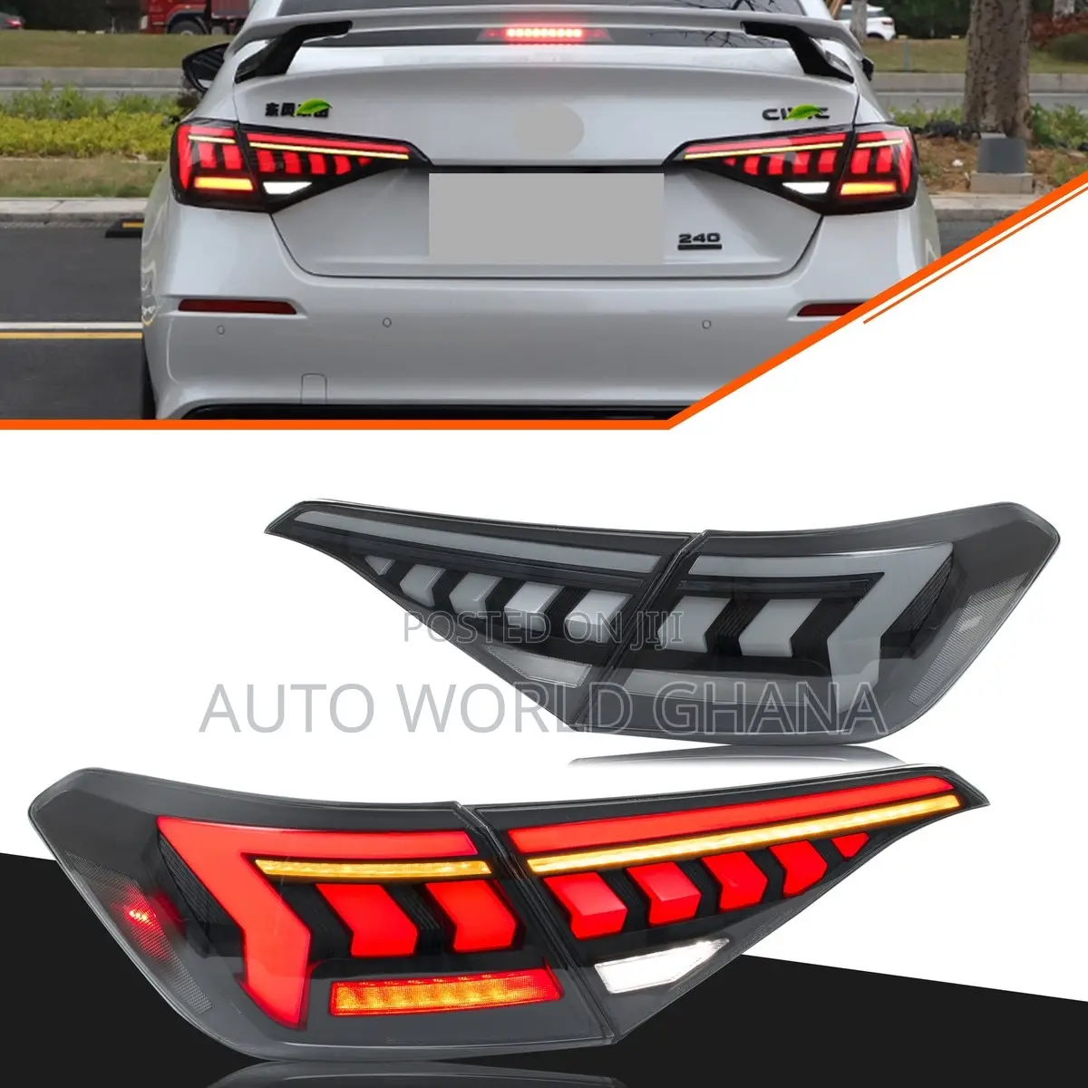 Honda Civic 11th Gen Rear Back Tail Light Replacement 2023 2024 2025