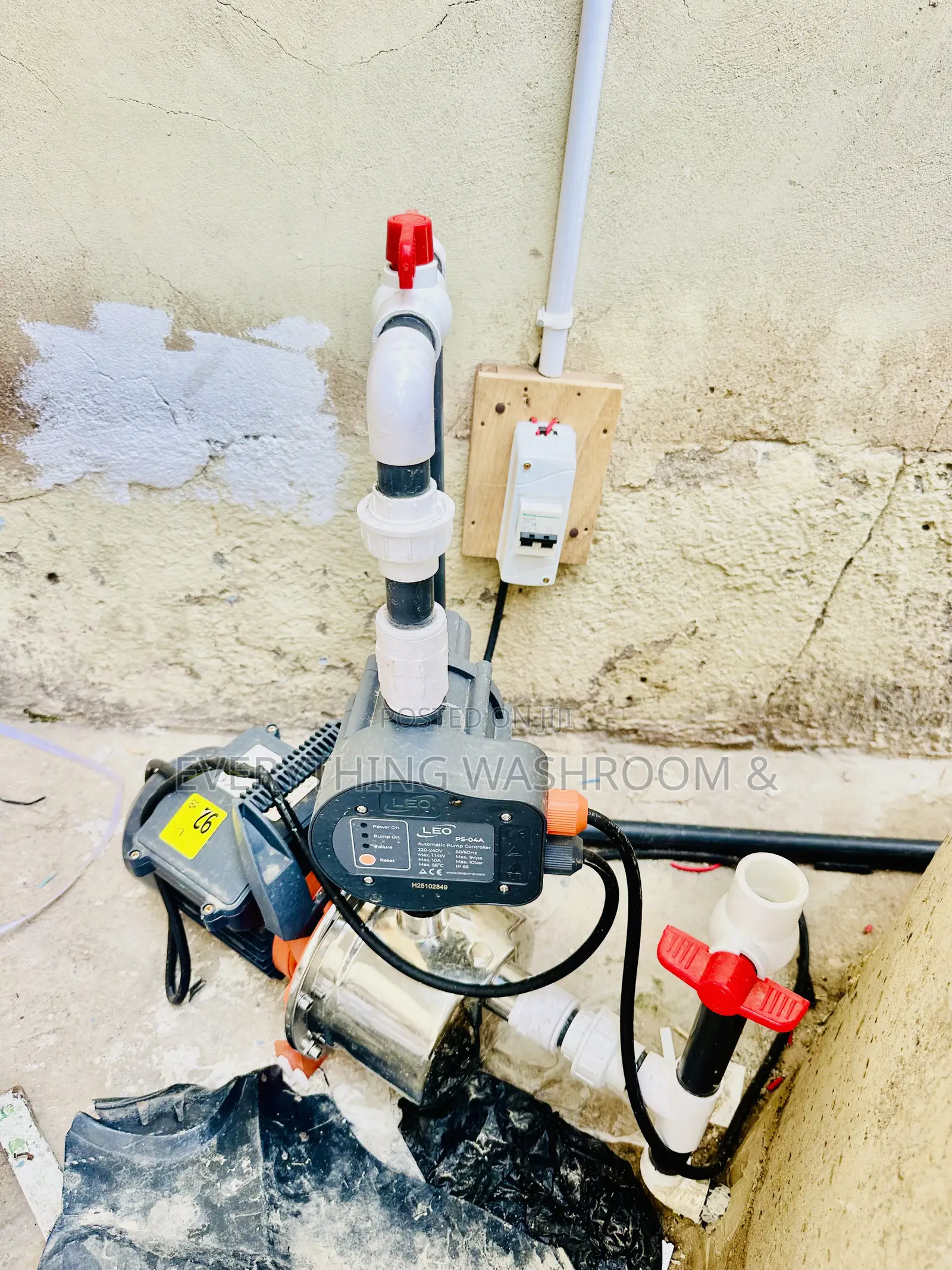 Leo 1.5hp Pump and Booster Complete