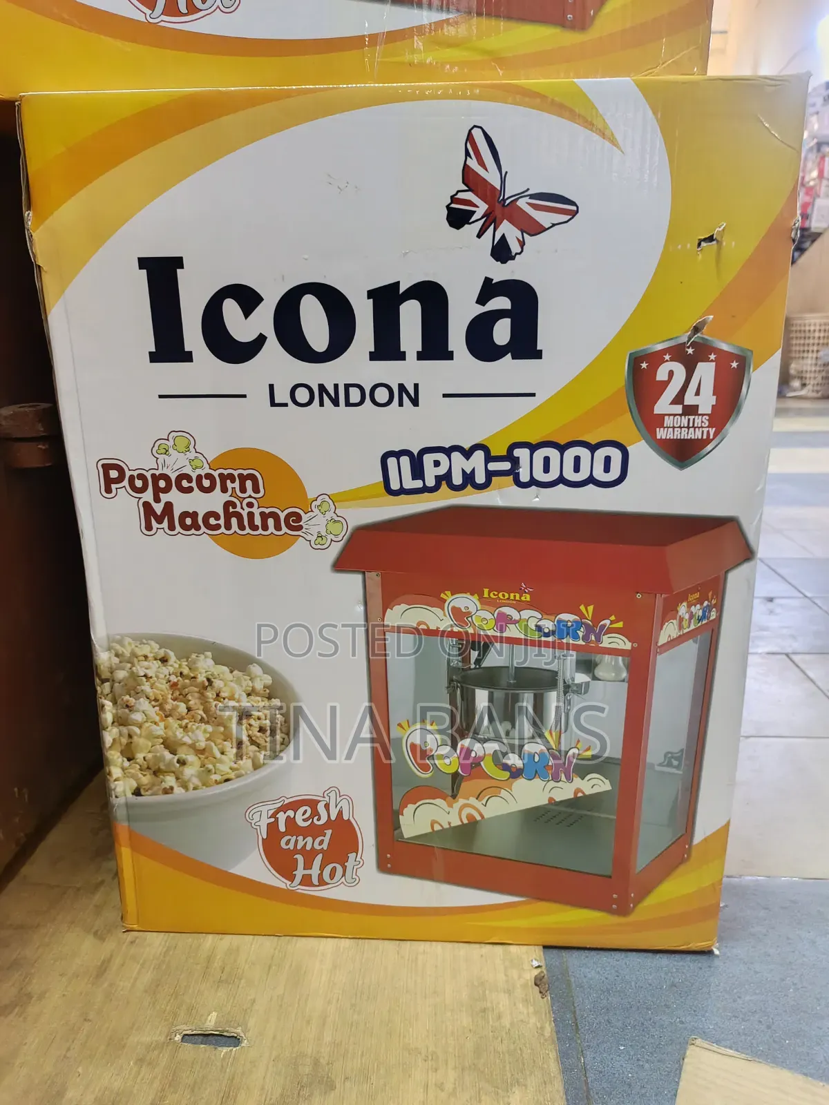 Icona London Pop Corn Machine