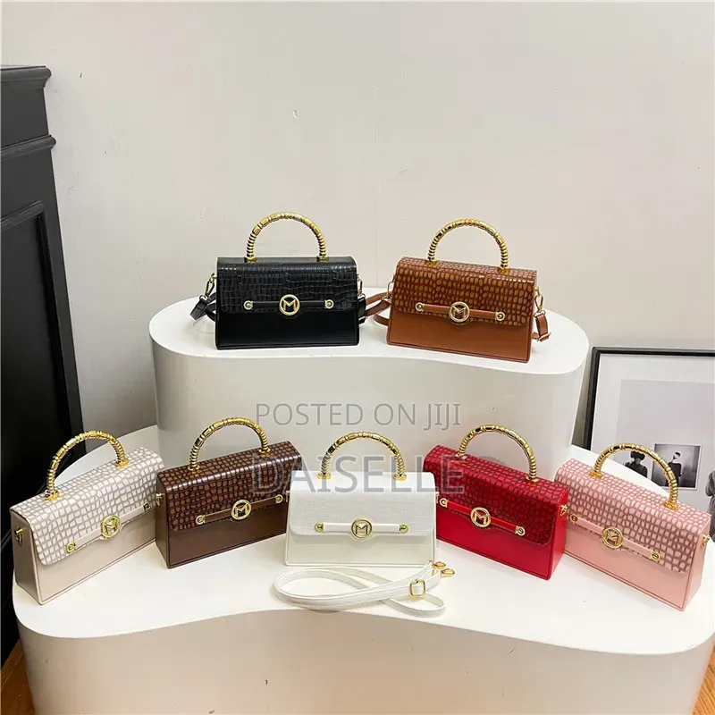 Faux Croc Hand Bag