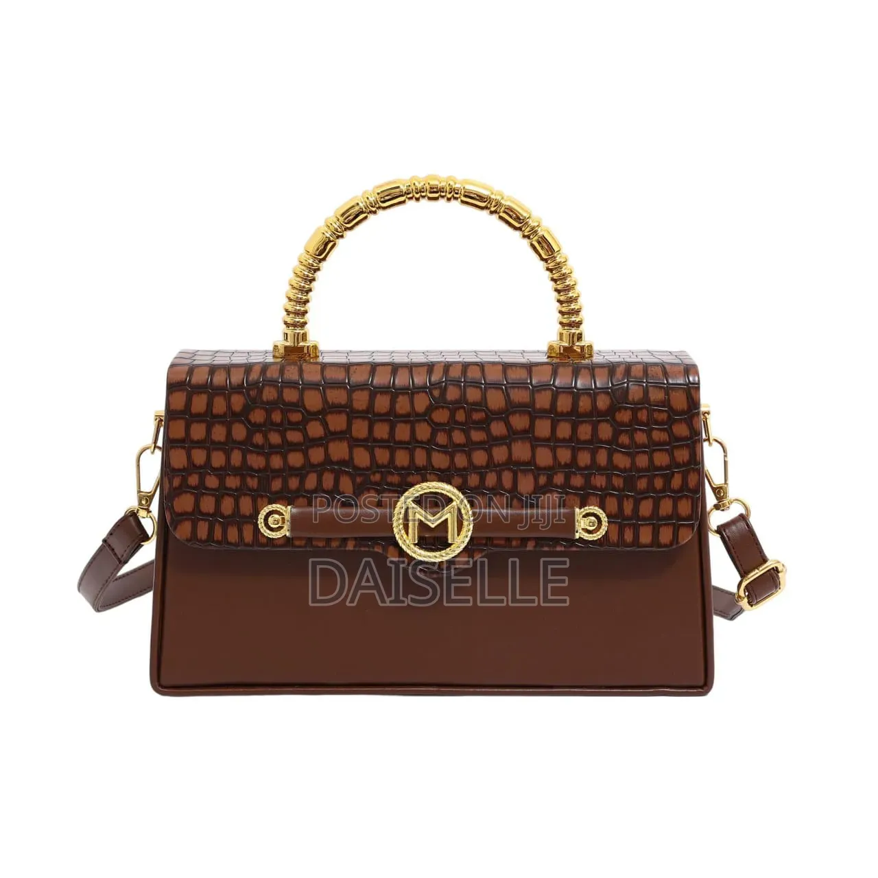Faux Croc Hand Bag