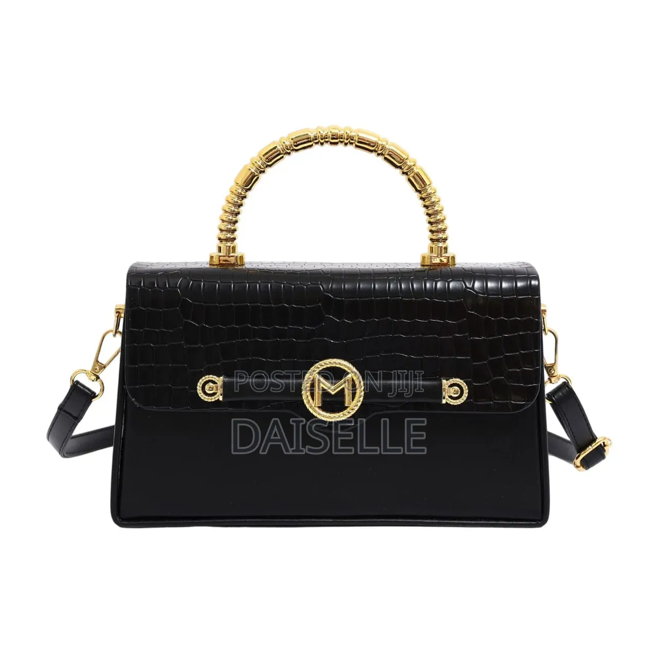 Faux Croc Hand Bag