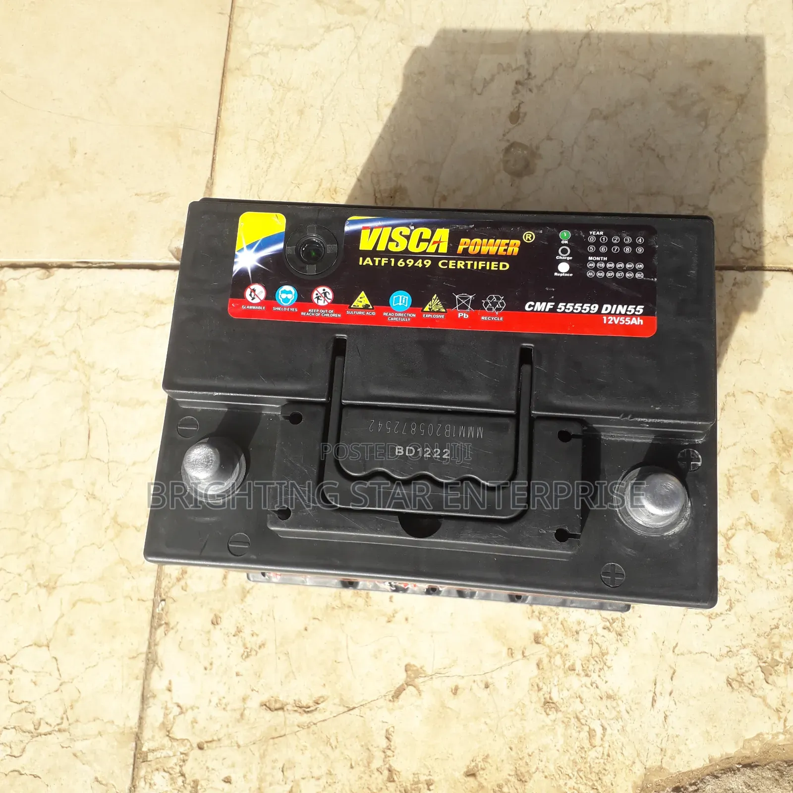 Visca Power Car Battery