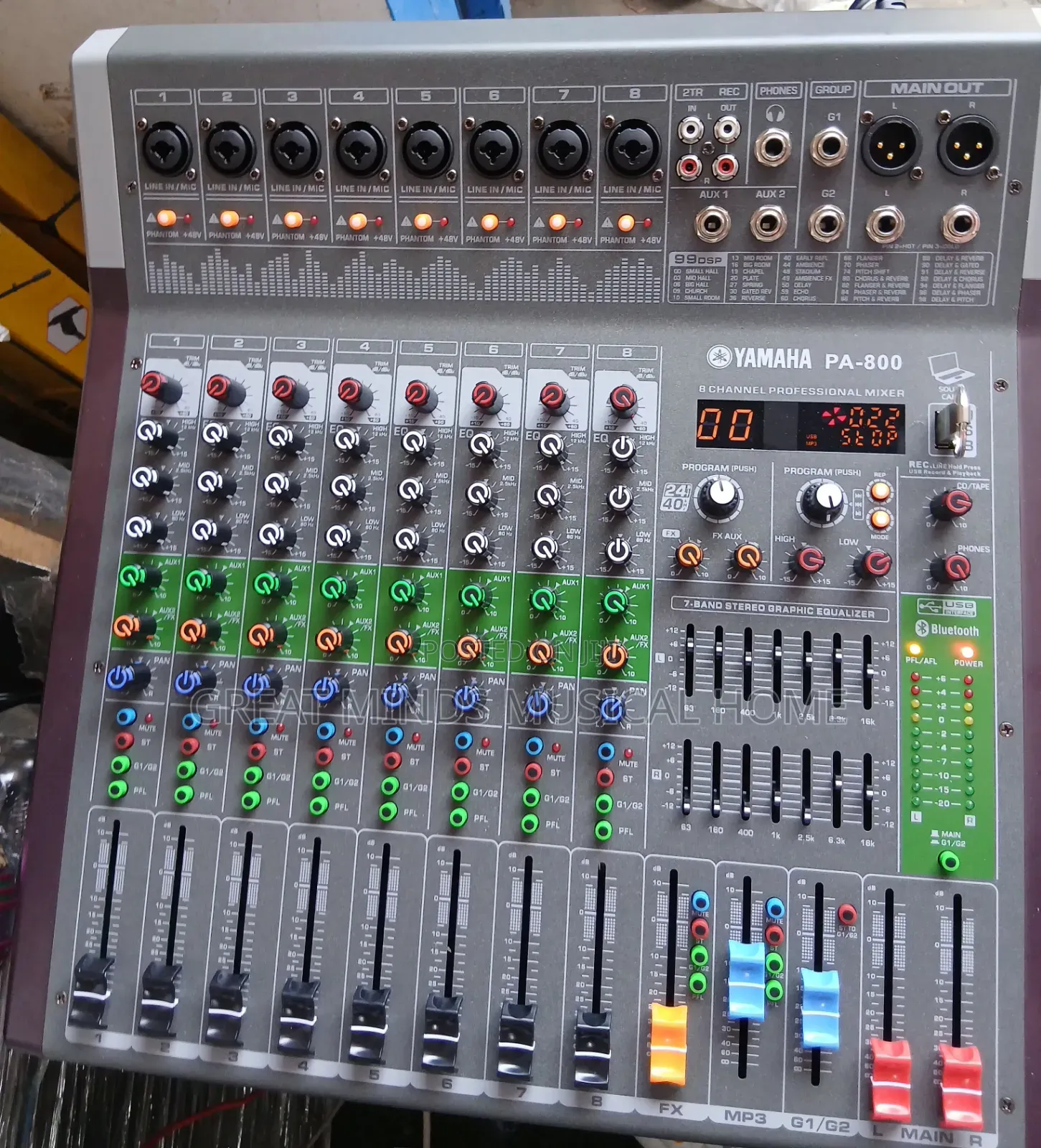 Yamaha Pa-800 8 Channels Mxer