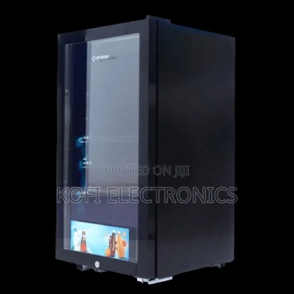 Modern Optm-Kvc90 90l Glass Door Fridge for Homes and Shops