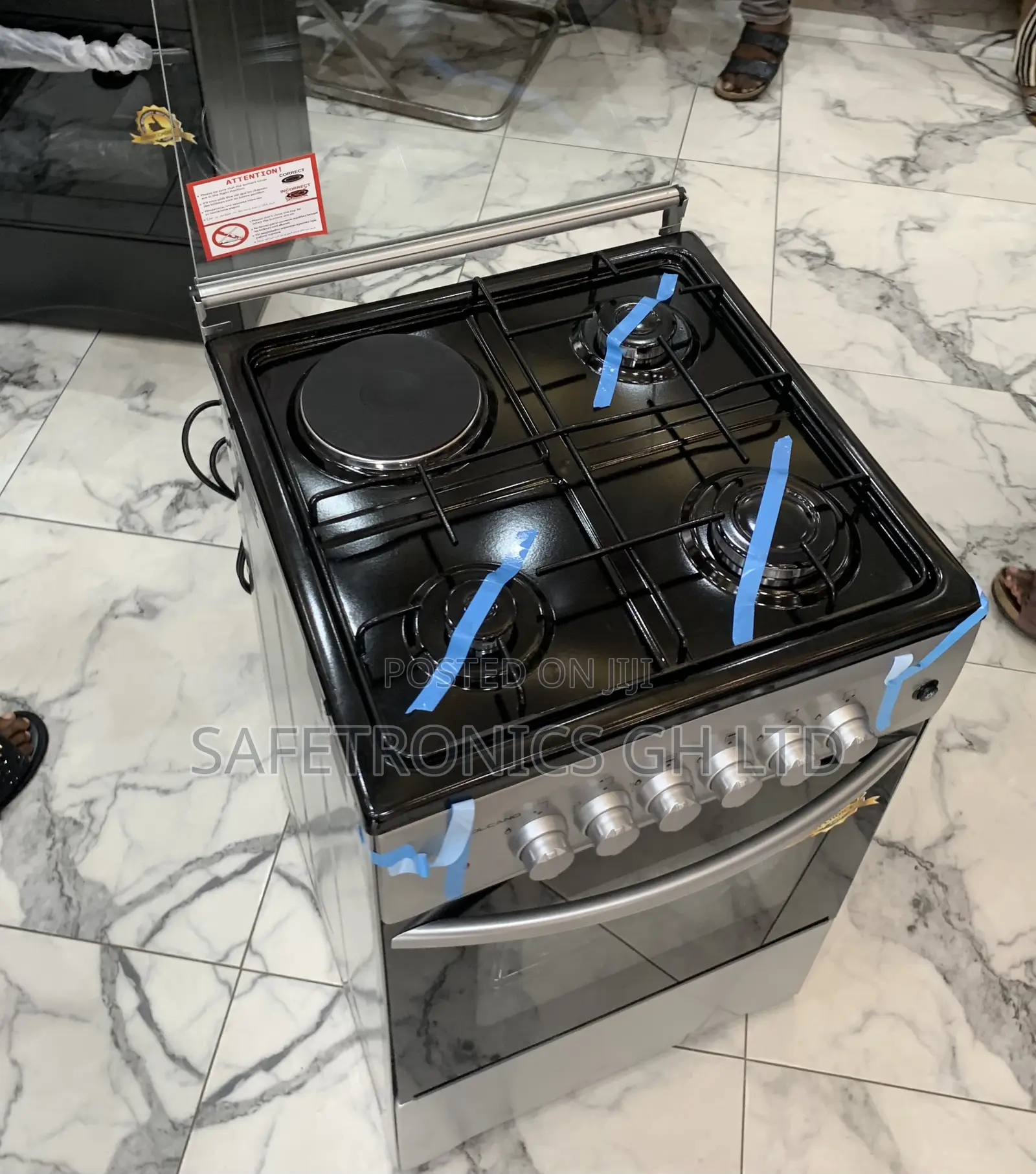 Best Efficiency Volcano 3 Gas + 1 Electric (50x50cm)