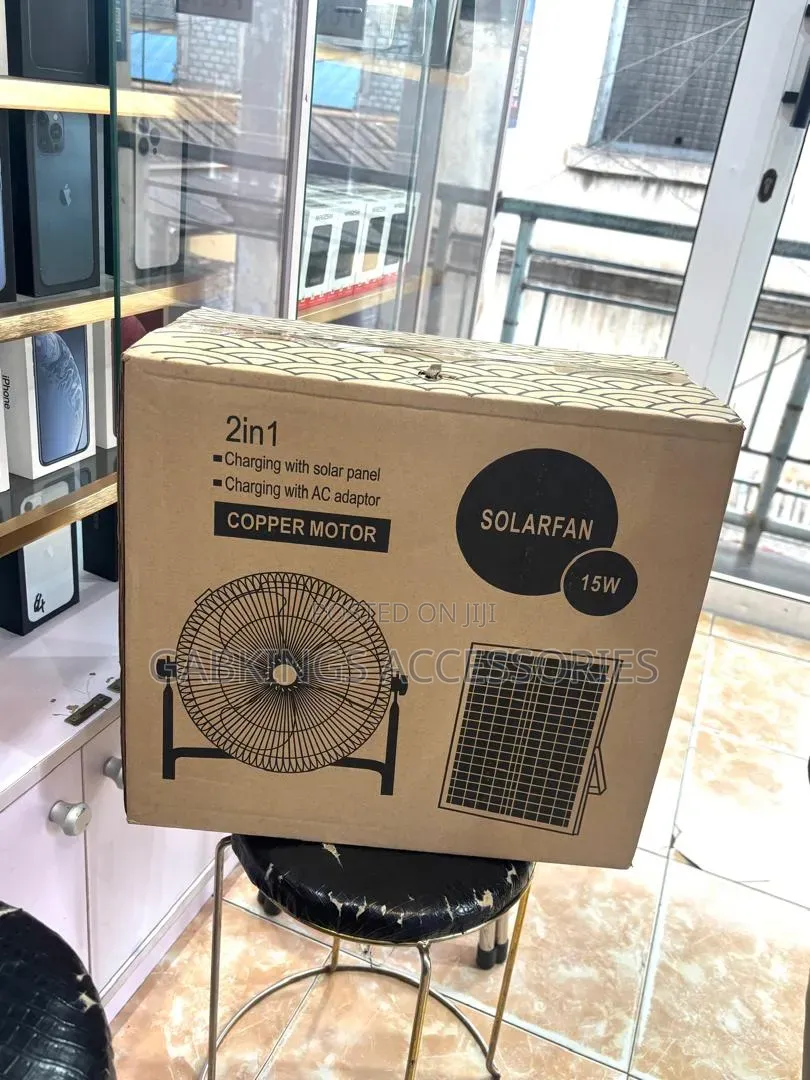 Solar / Electric Rechargeable Fan