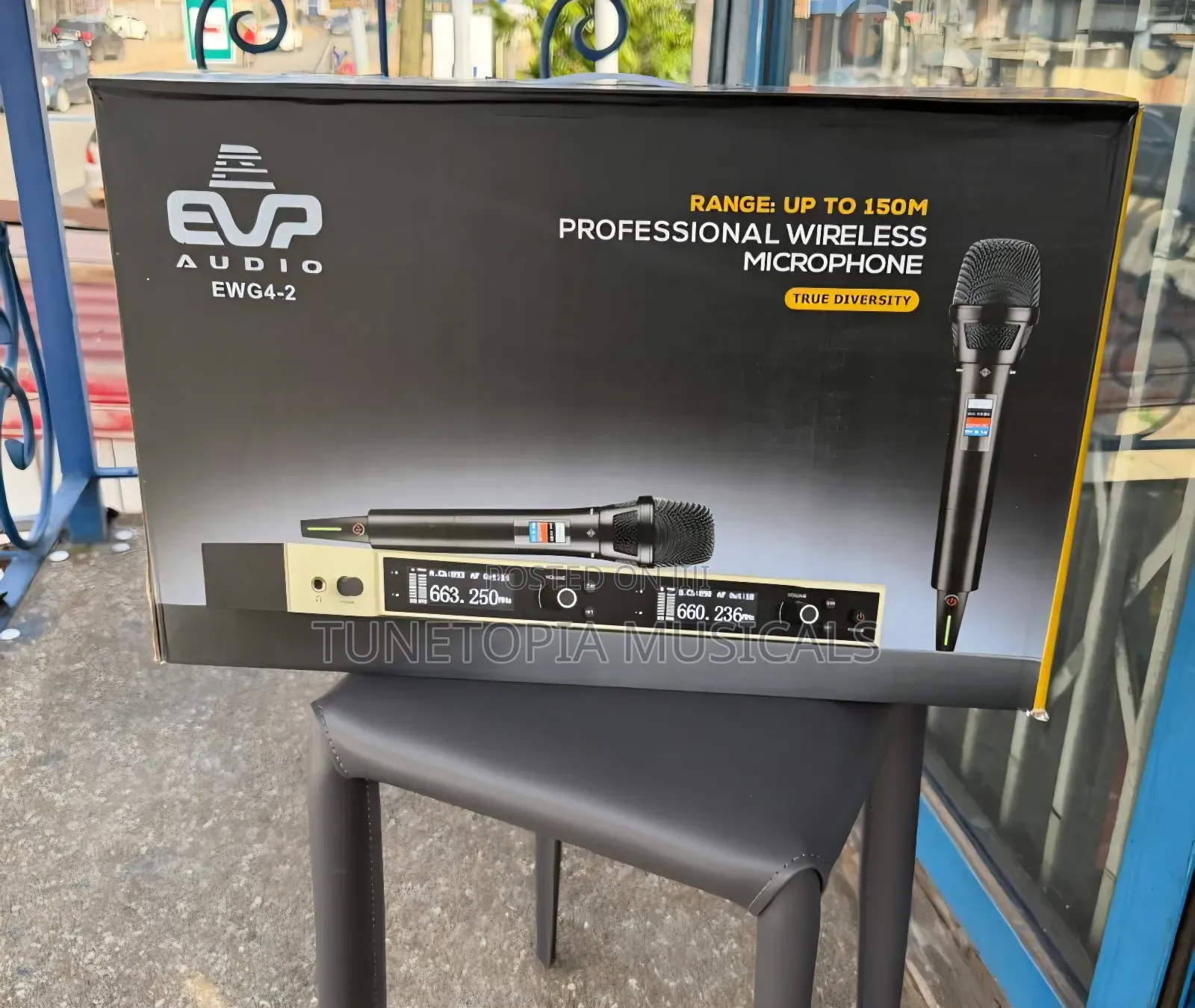 Evp Audio Ewg4-2 2in1professional Wireless Microphone