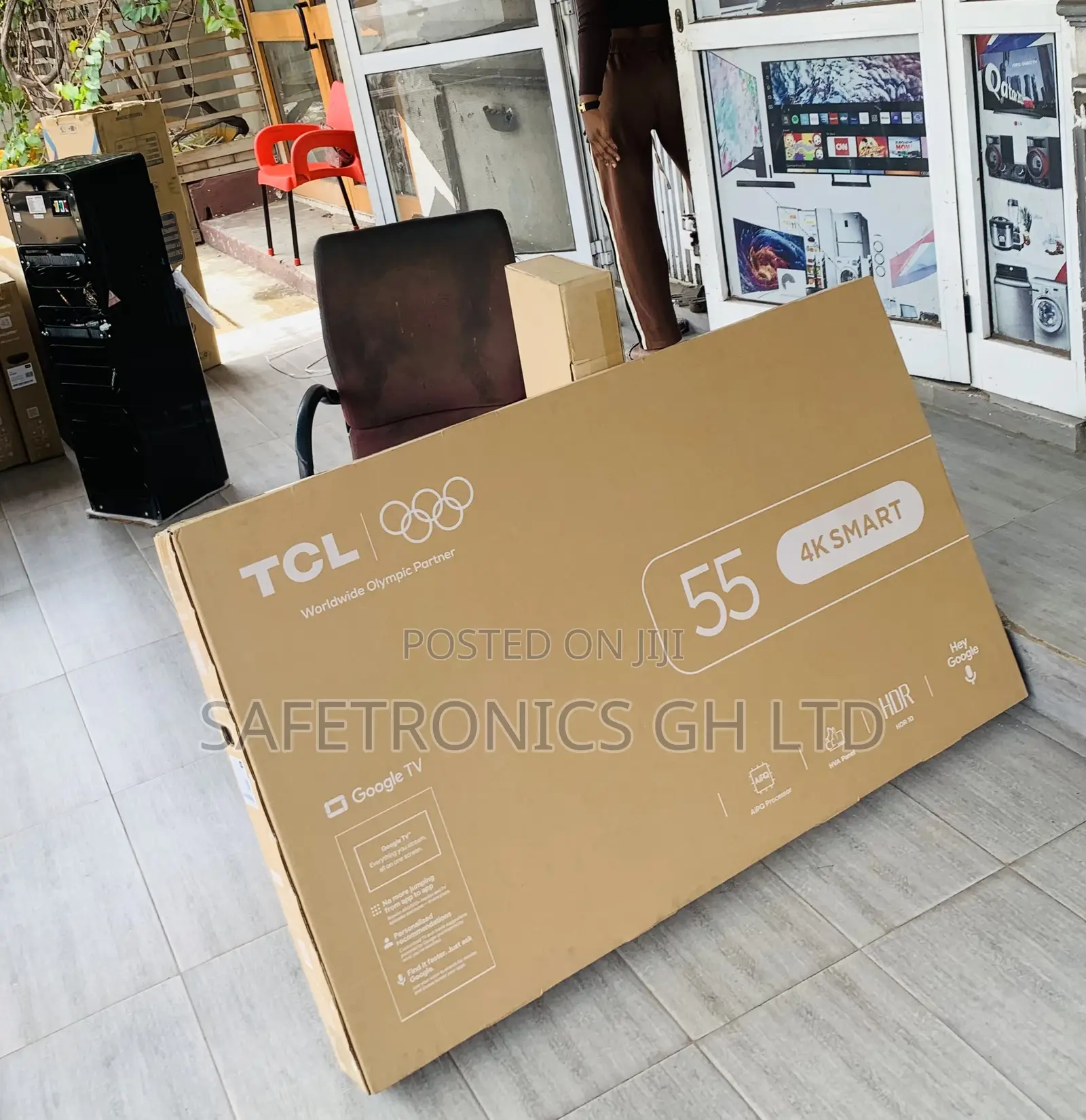 Order Sleek TCL 55p6l 55 Inches Uhd Google Led Tv