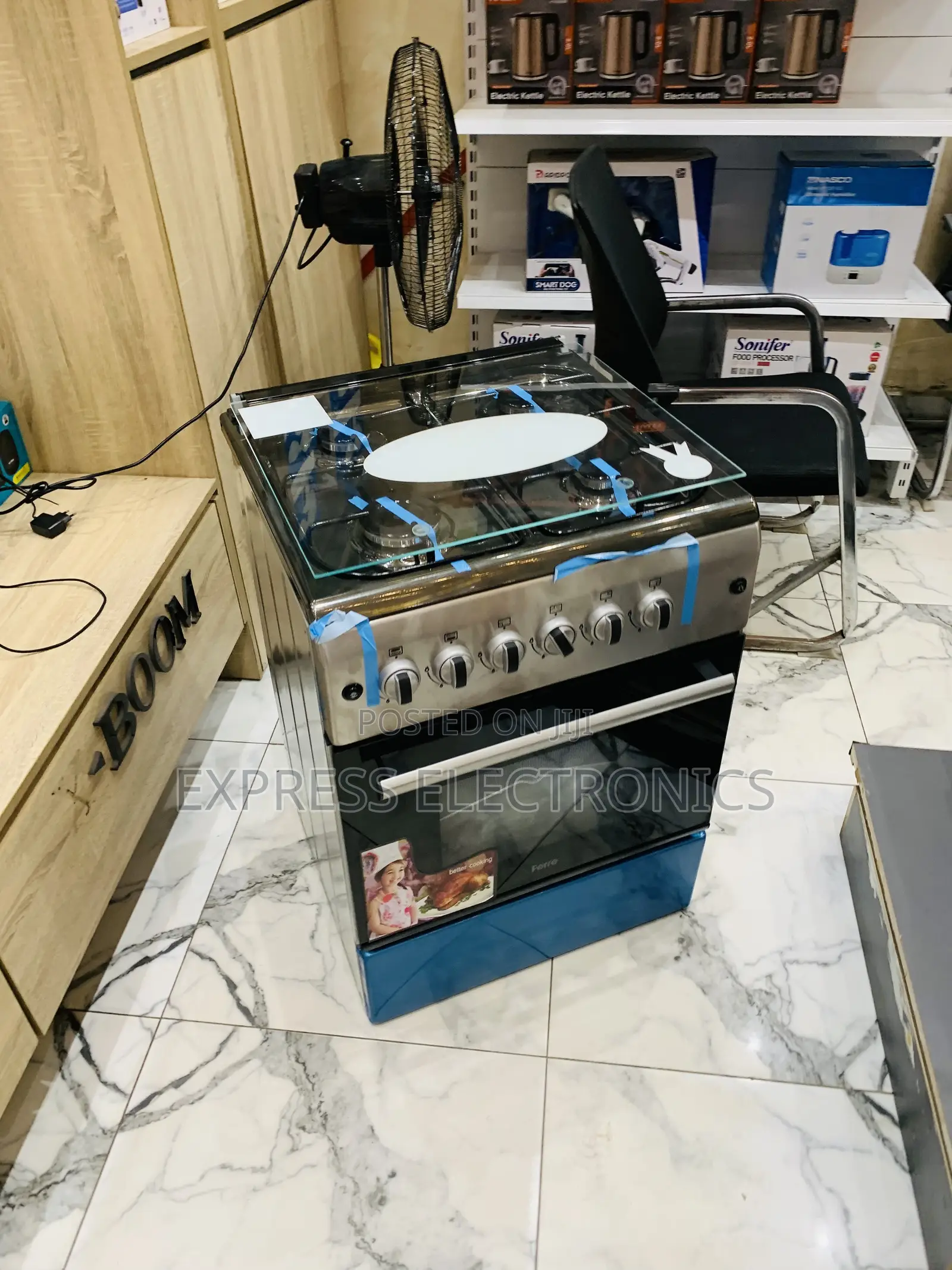 Quality Sleek 4burner Gas Cooker New Line Volcano