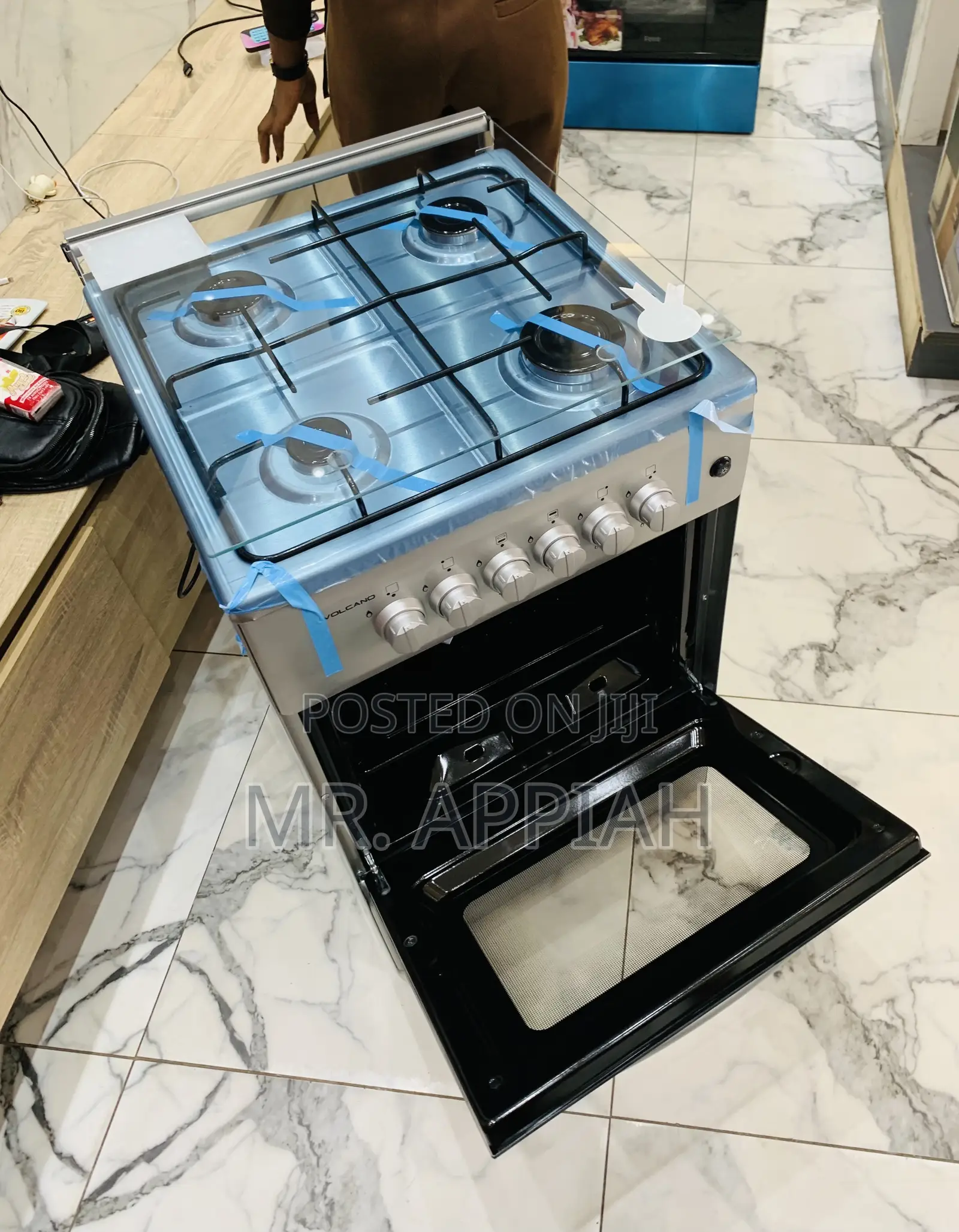 Gas Grill Volcano 50x50cm 4 Cooker(Gray) 