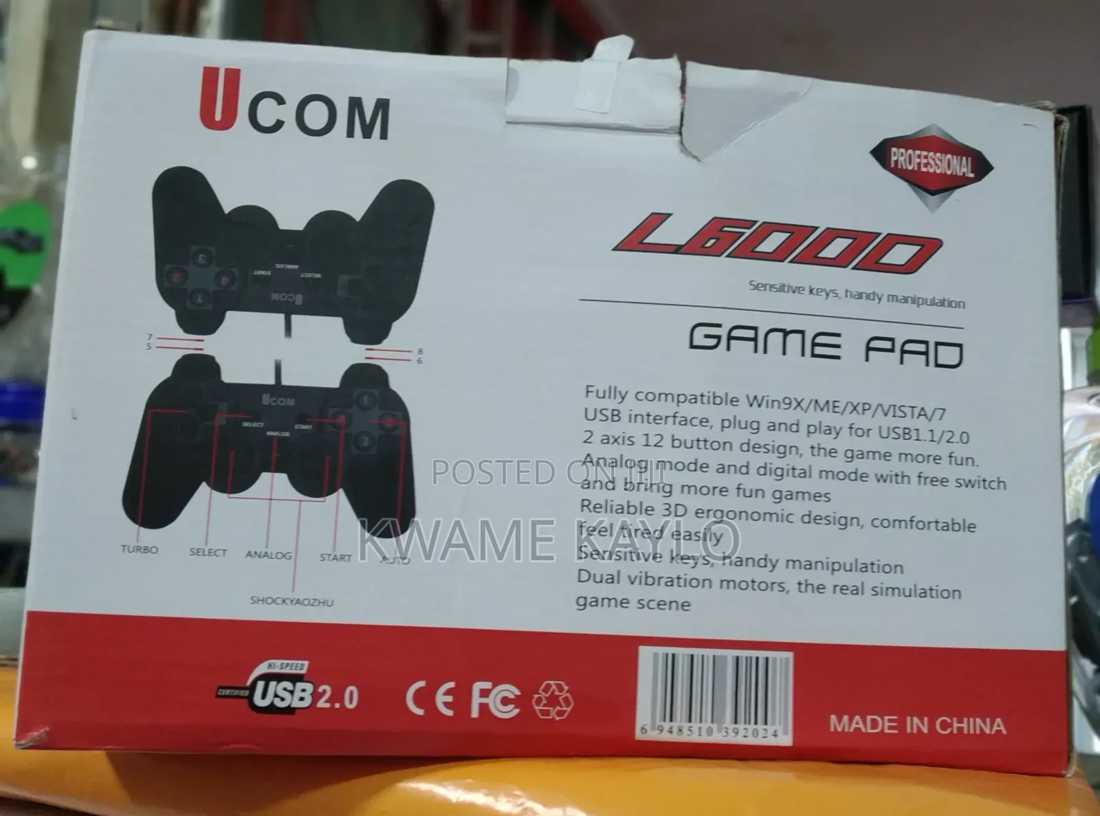 Ucom L600d Game Controller