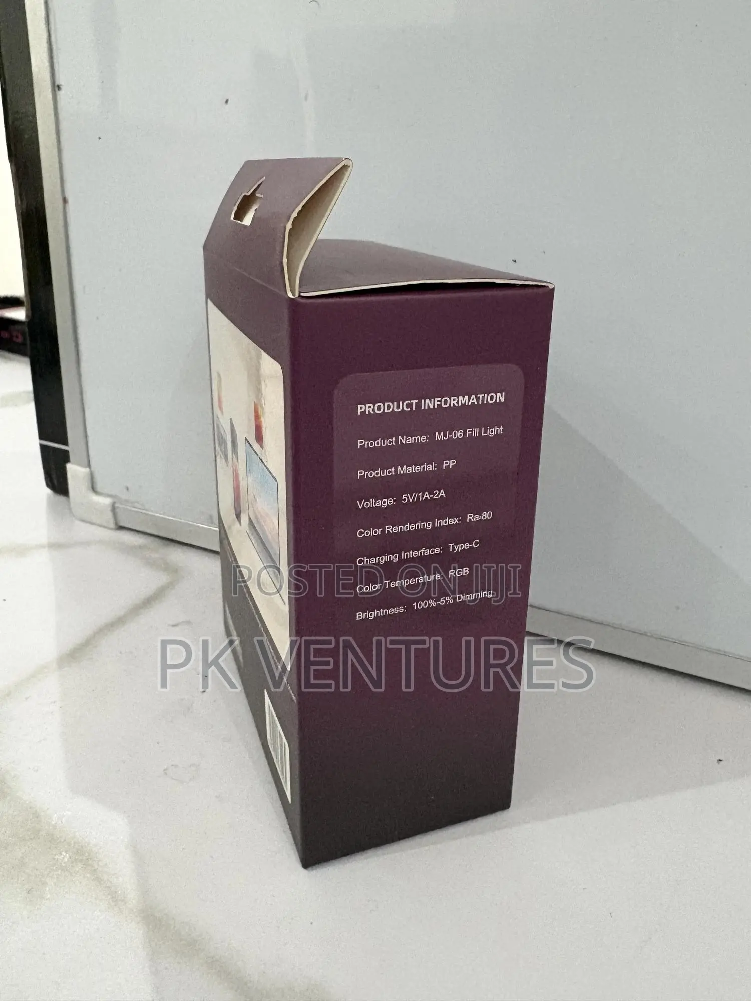 Mj-06 RGB Clip Fill Light Box Side